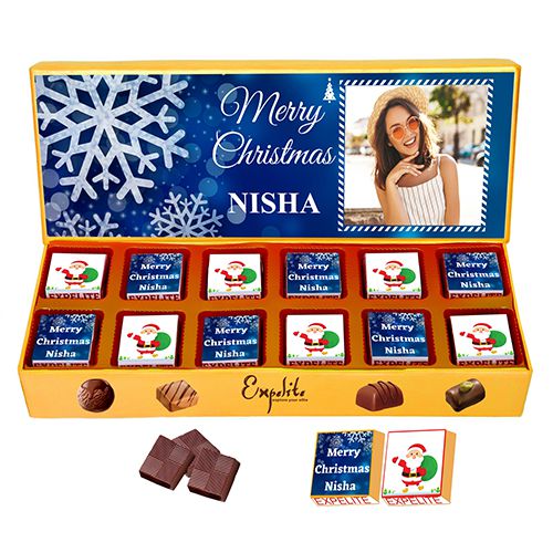 A Customized Christmas Choco Treat Box