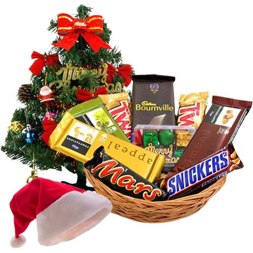 X-Mas Temptation Chocolate Gift Basket