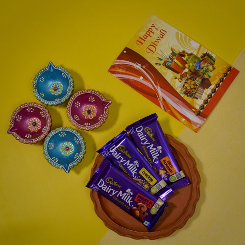 Diwali Chocolate N Diya Bliss Box