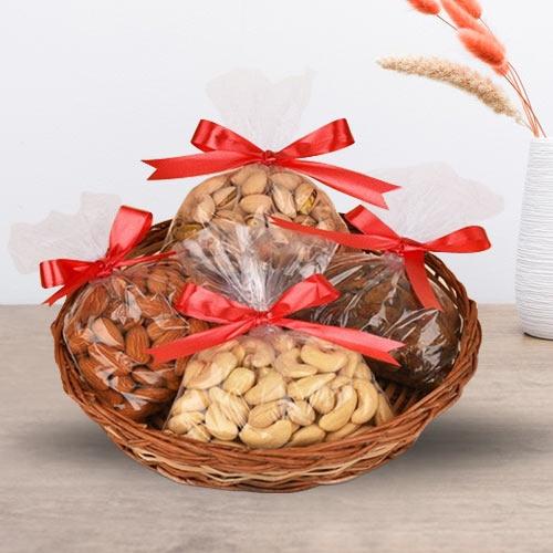 Delicious Assorted Dry Fruits Basket