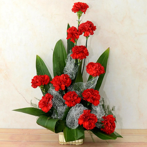 Wonderful Arrangement of Carnations