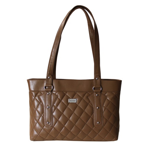 Womens Two Chambered Chic Quilted Stiches Bag
