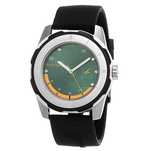 Exclusive Fastrack Economy 2013 Analog Green Dial Mens Watch